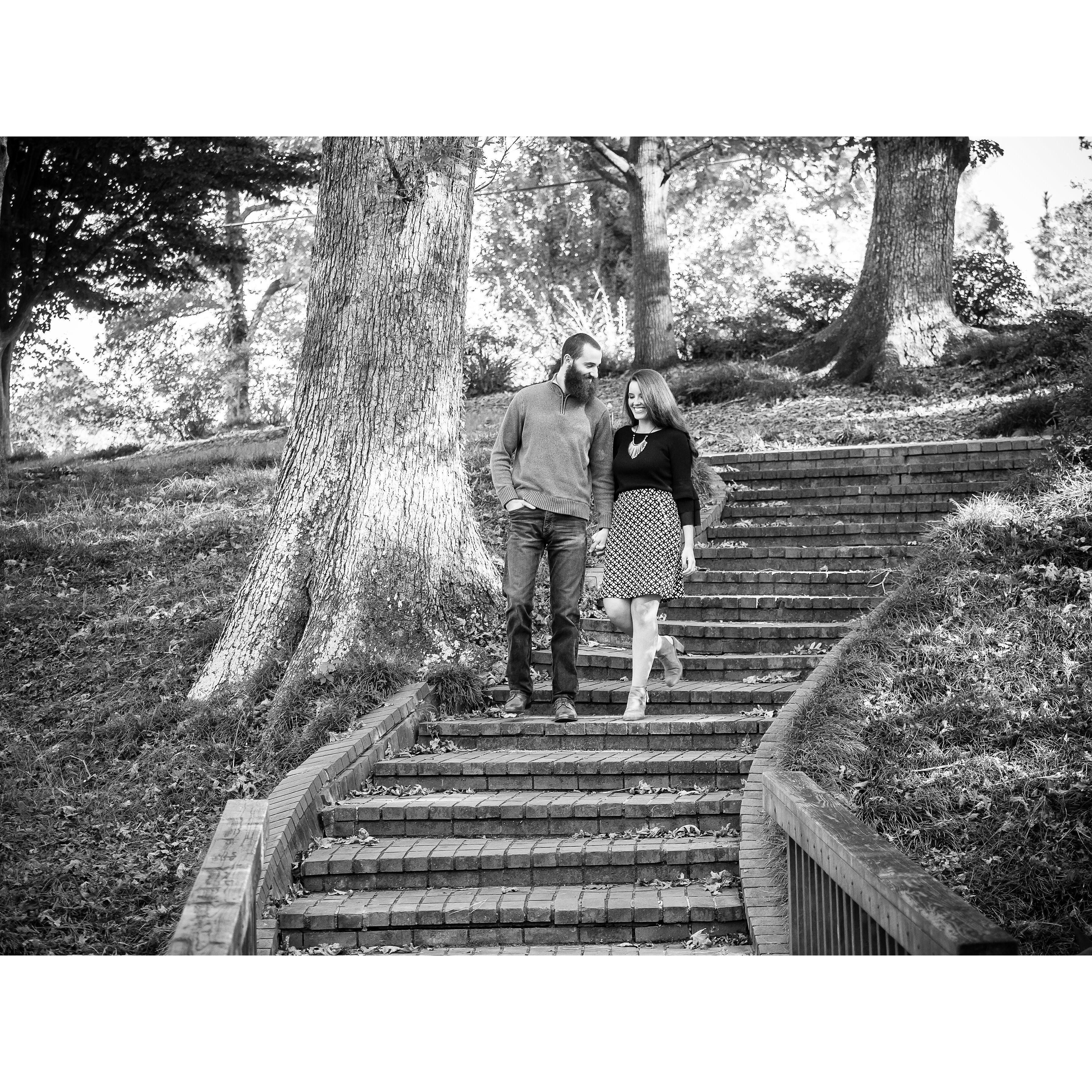 November 2018 - just one of the photos from our Engagement photo session