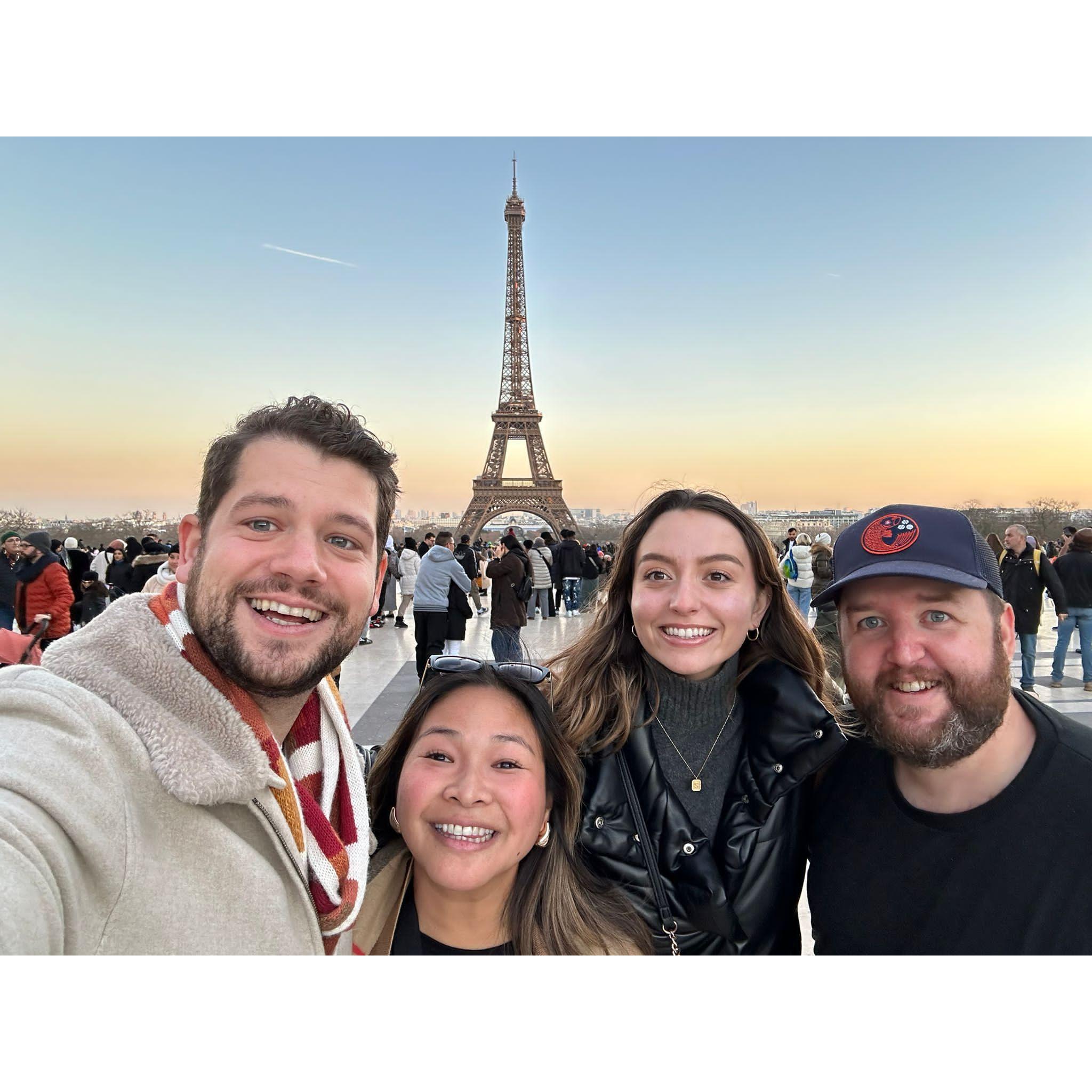 Last minute trip to Paris to see loved ones