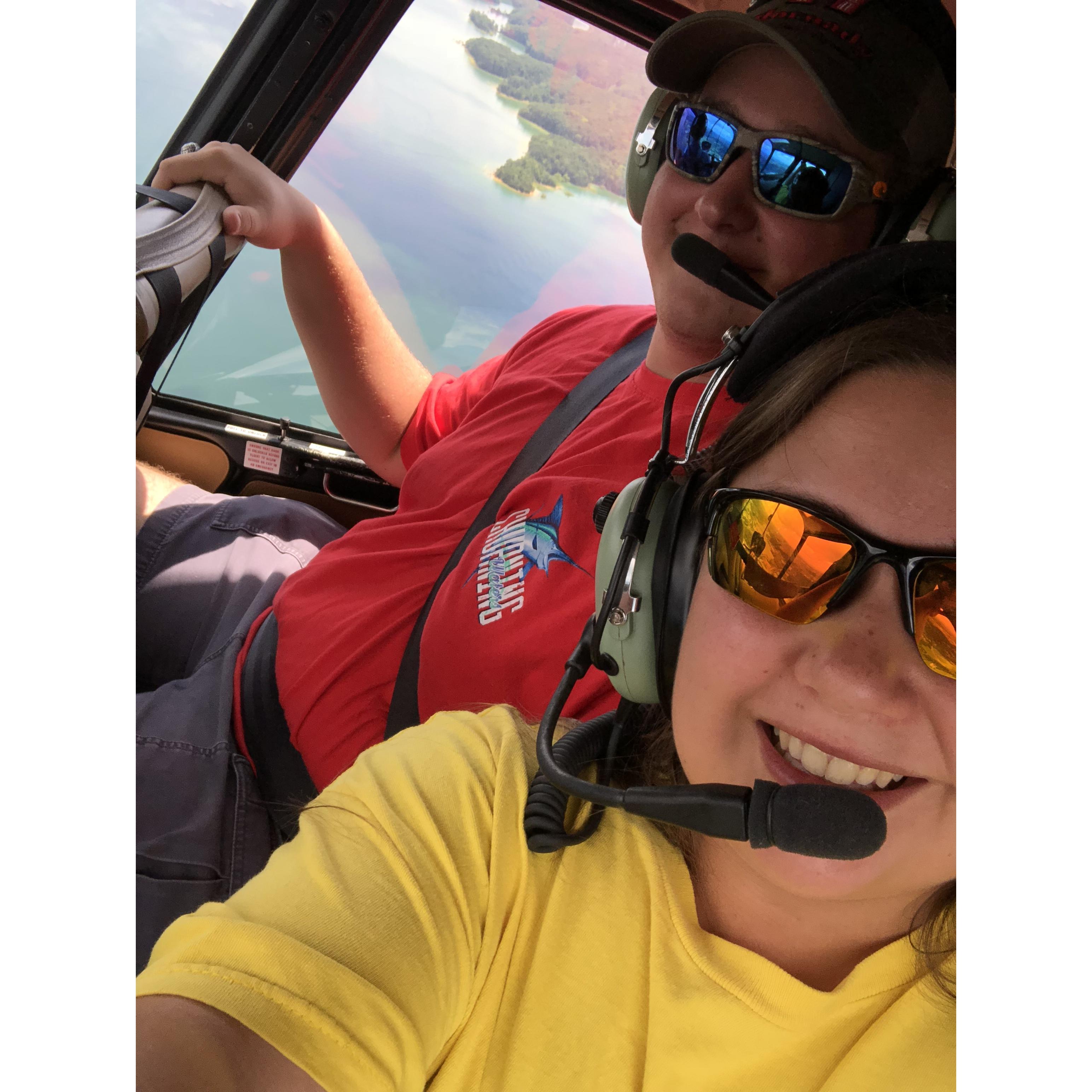This was our first helicopter tour when we went to Pigeon Forge. Hopefully the first of many.