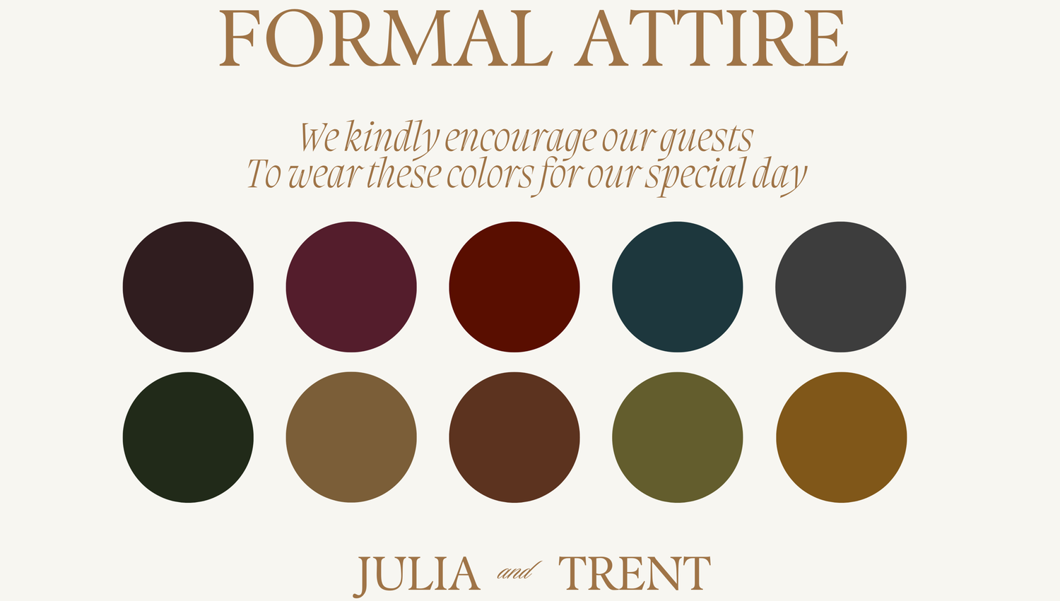 The Wedding Website of Julia Longshore and Trent Legaspi