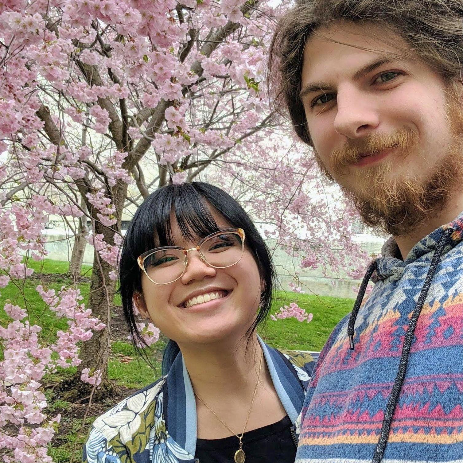 We view the Japanese cherry blossoms in bloom every year since we started dating back in 2018. It's a tradition now.