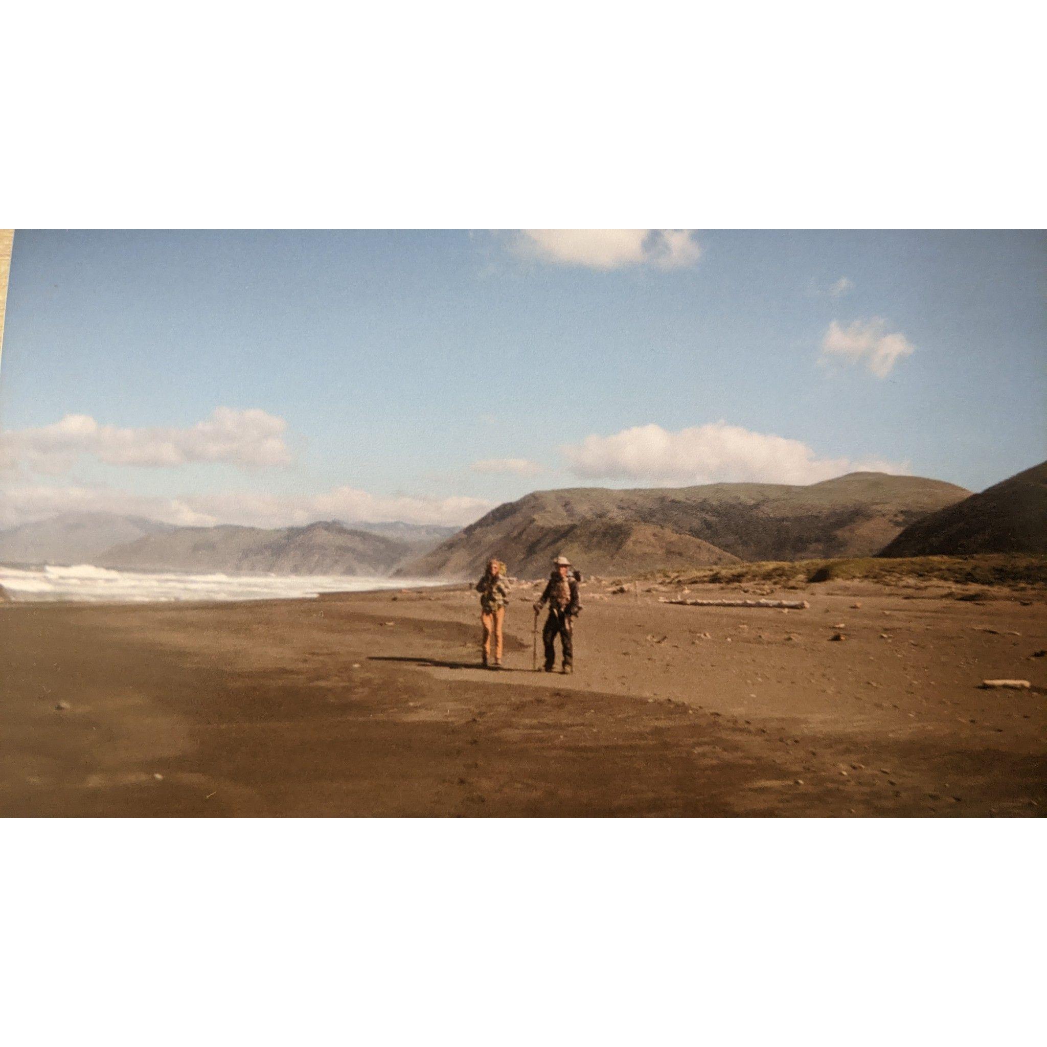 backpacking in norcal with Jules' good friend David
