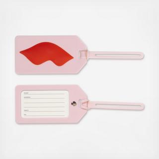 Lips Luggage Tag