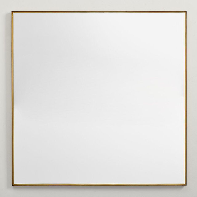 Stowe Mirror, 42"x42" Square - Brass