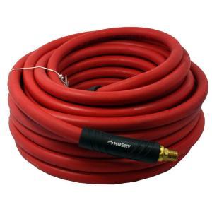 3/8 in. x 50 ft. Red Rubber Air Hose
