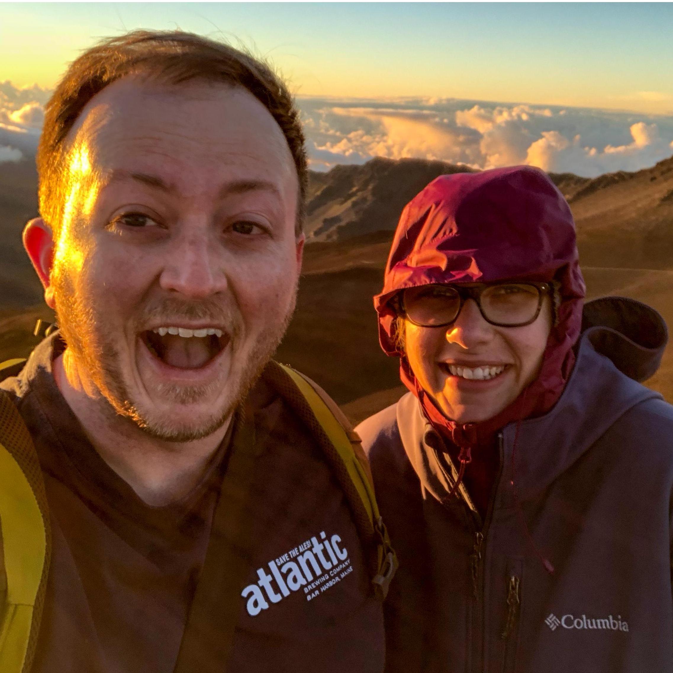 Sunrise on Halaekala Crater