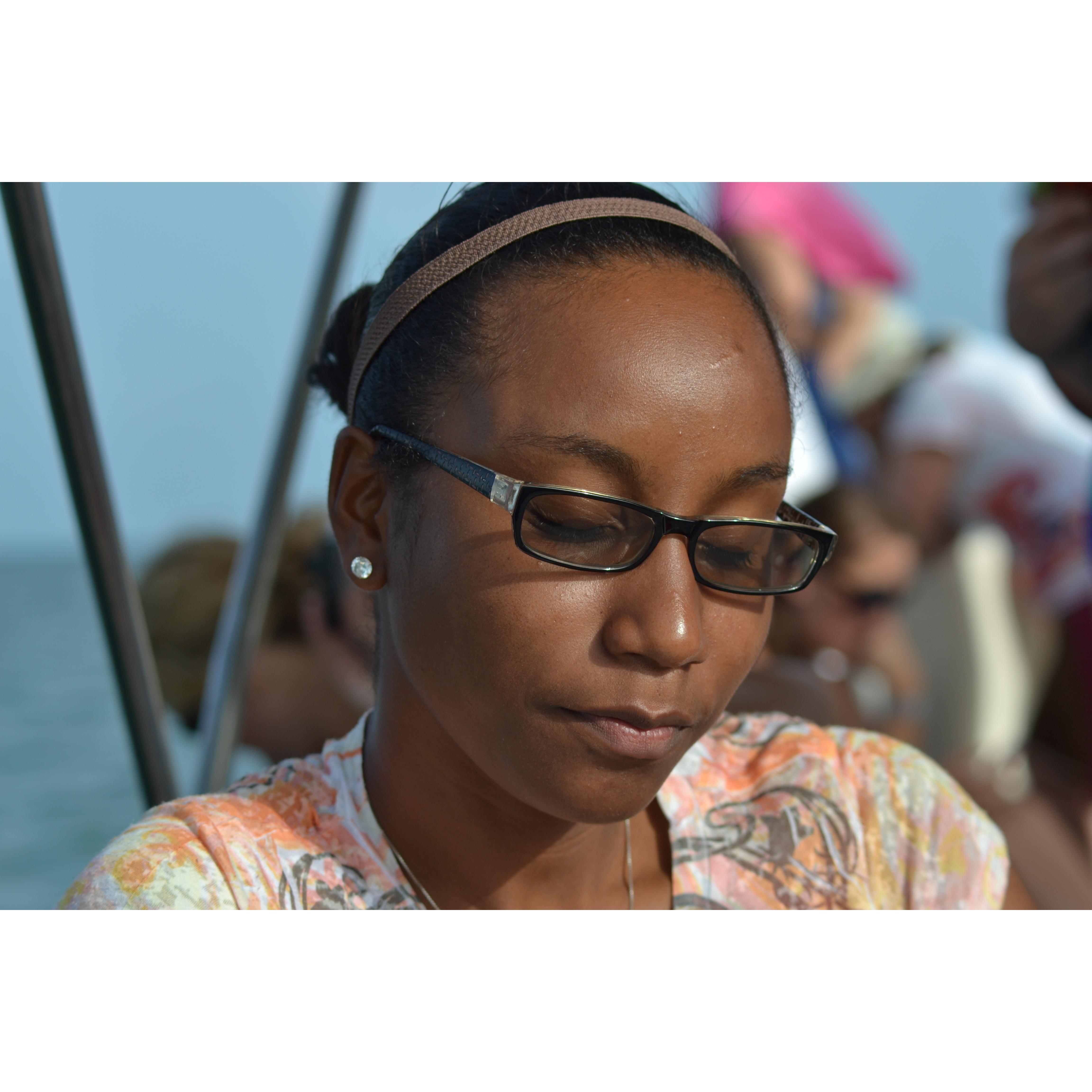 The very first photo he took of me on the first day we met.