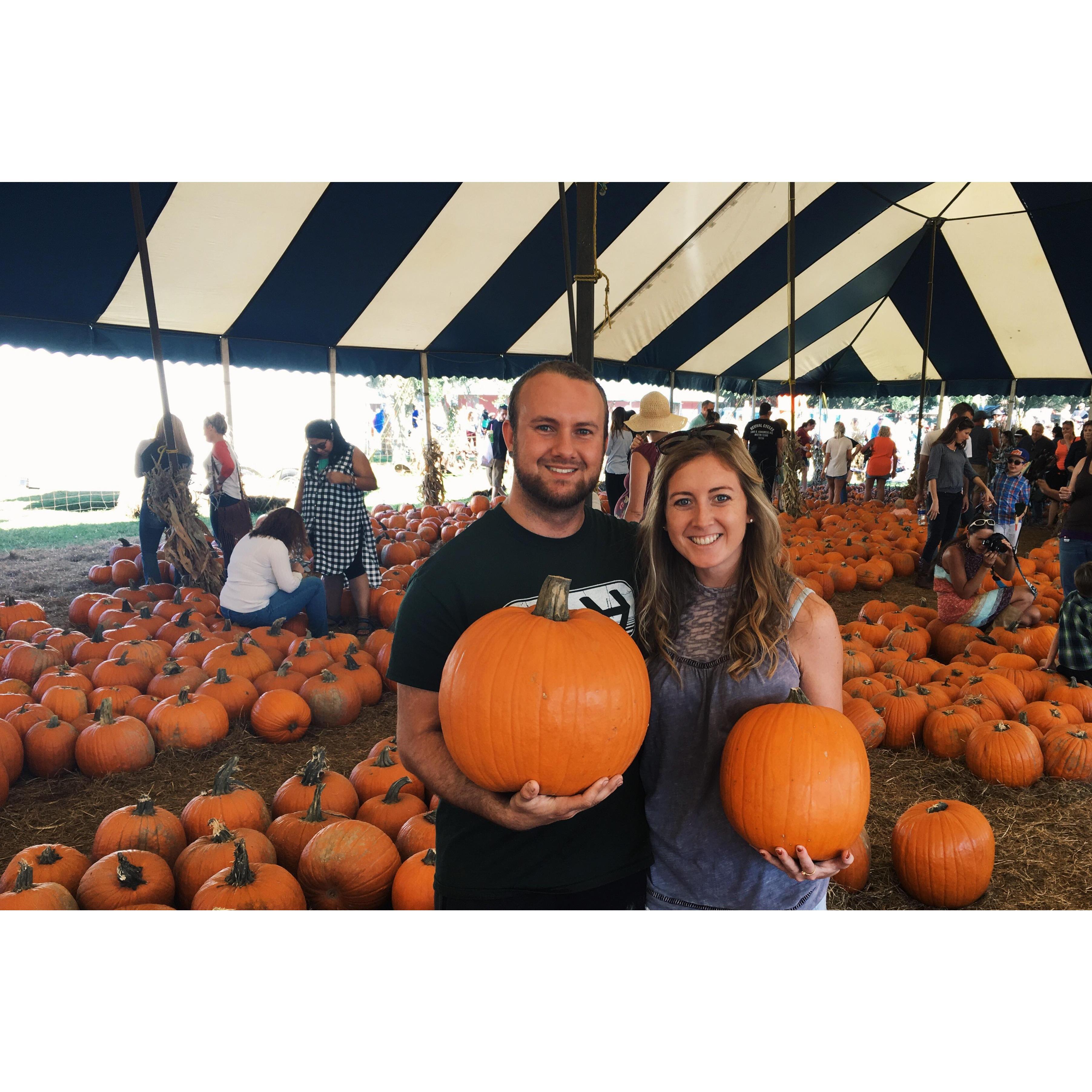 Our first Halloween together, 2016