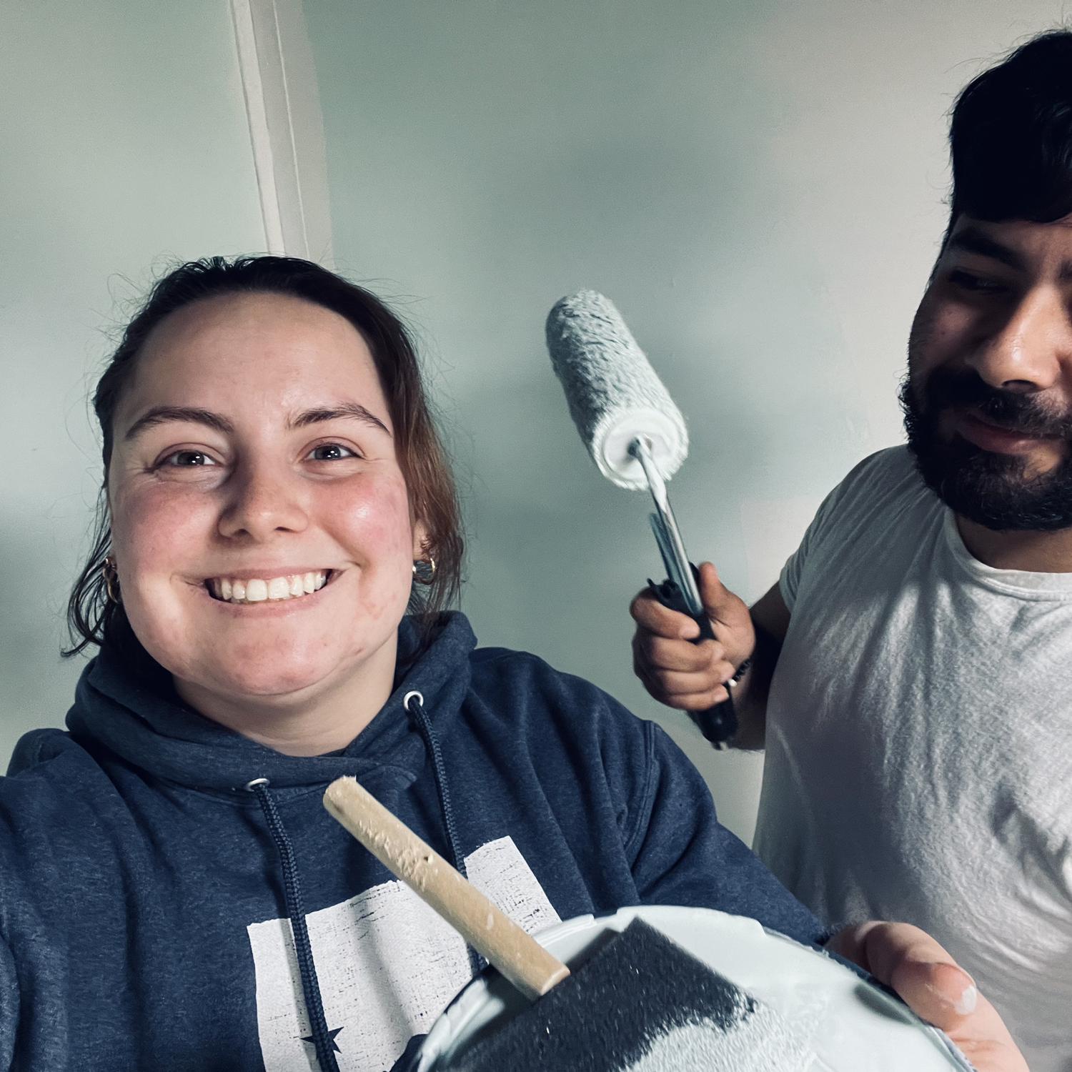 Painting our bedroom in Oregon
