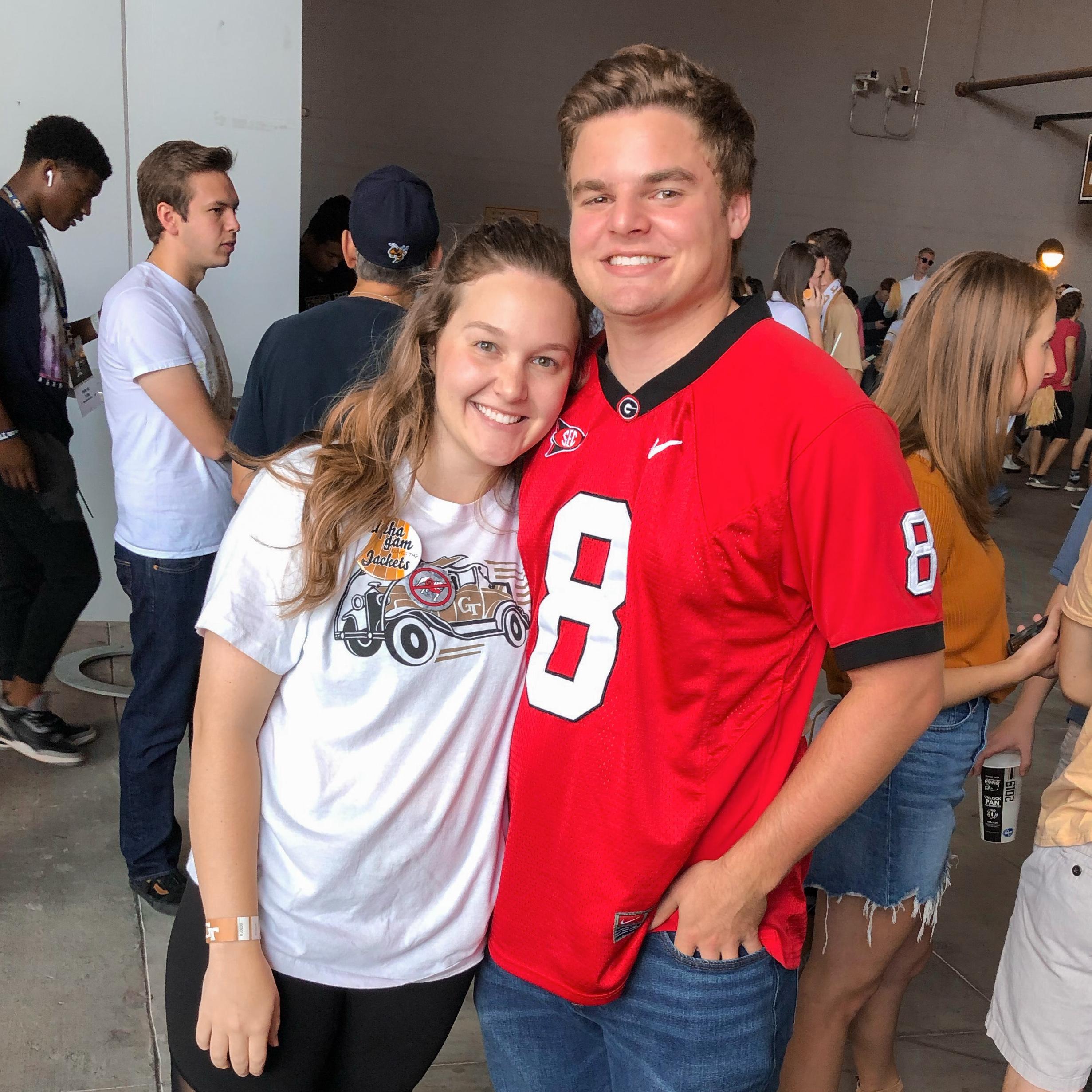 Our third hate week together (2019) and our first one where we both actually go to the schools we cheer for! So special
