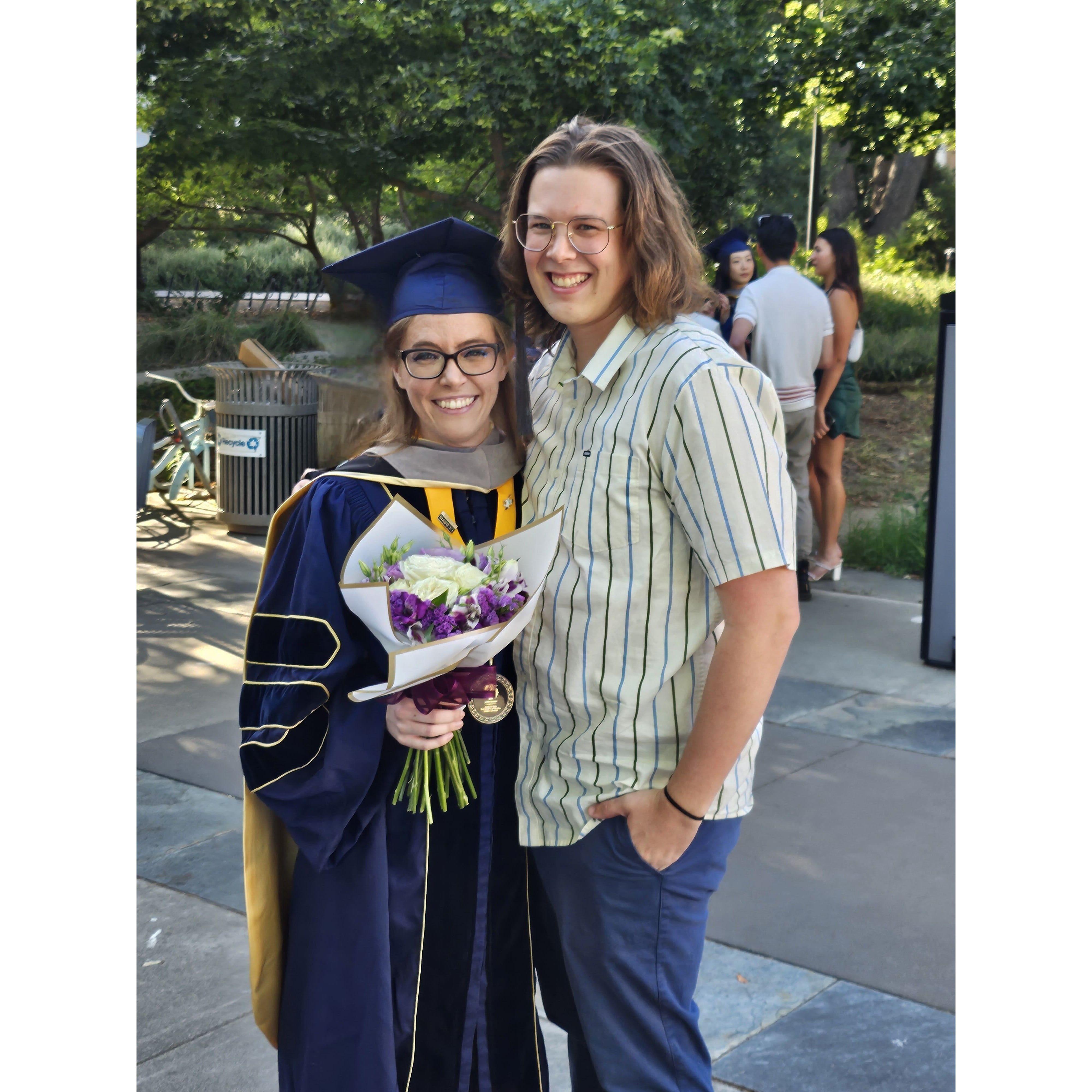 Vet school graduation, May 2024