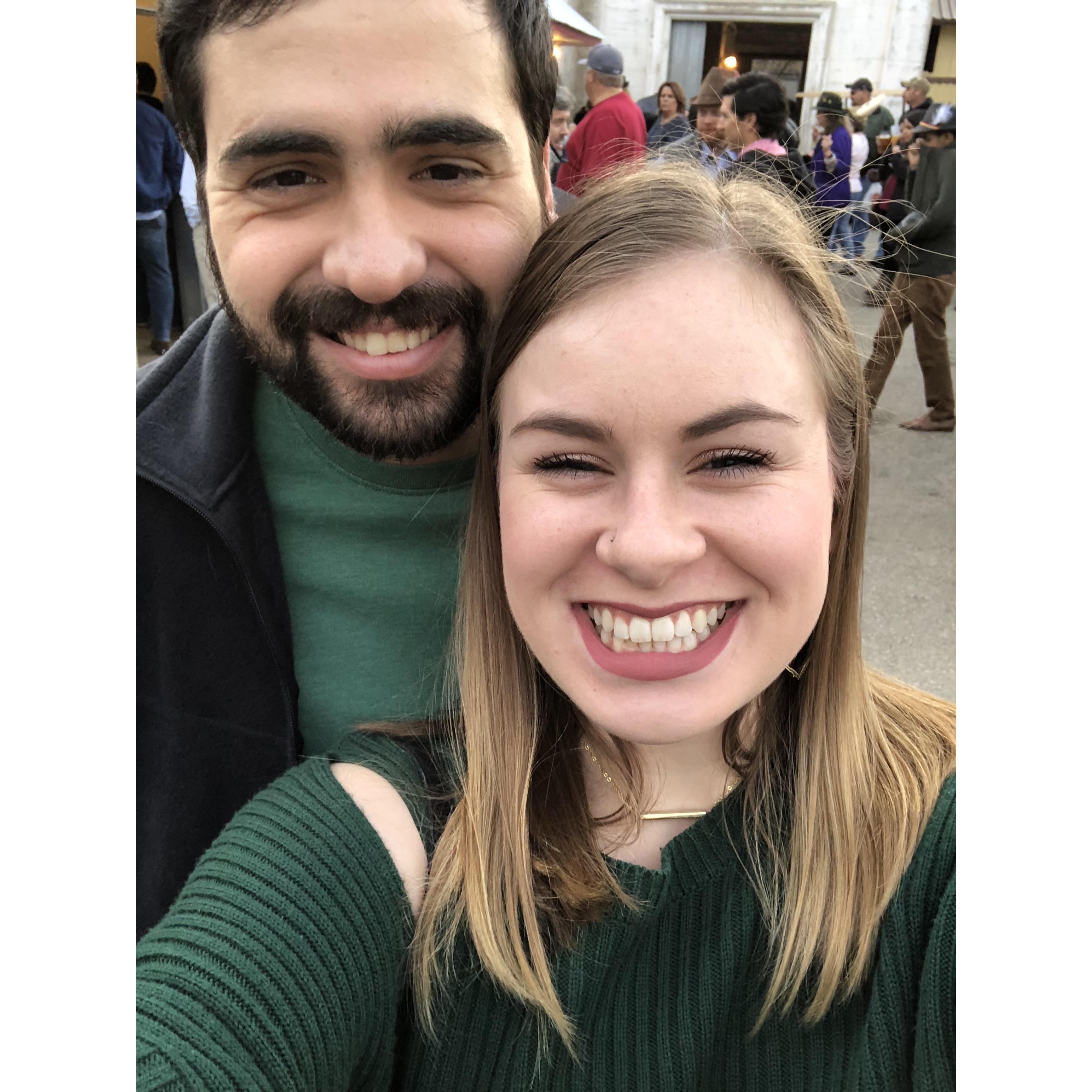 One of our annual trips to Wurstfest!