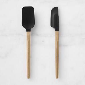 Williams Sonoma Classic Mini Spatula and Spoonula, Black