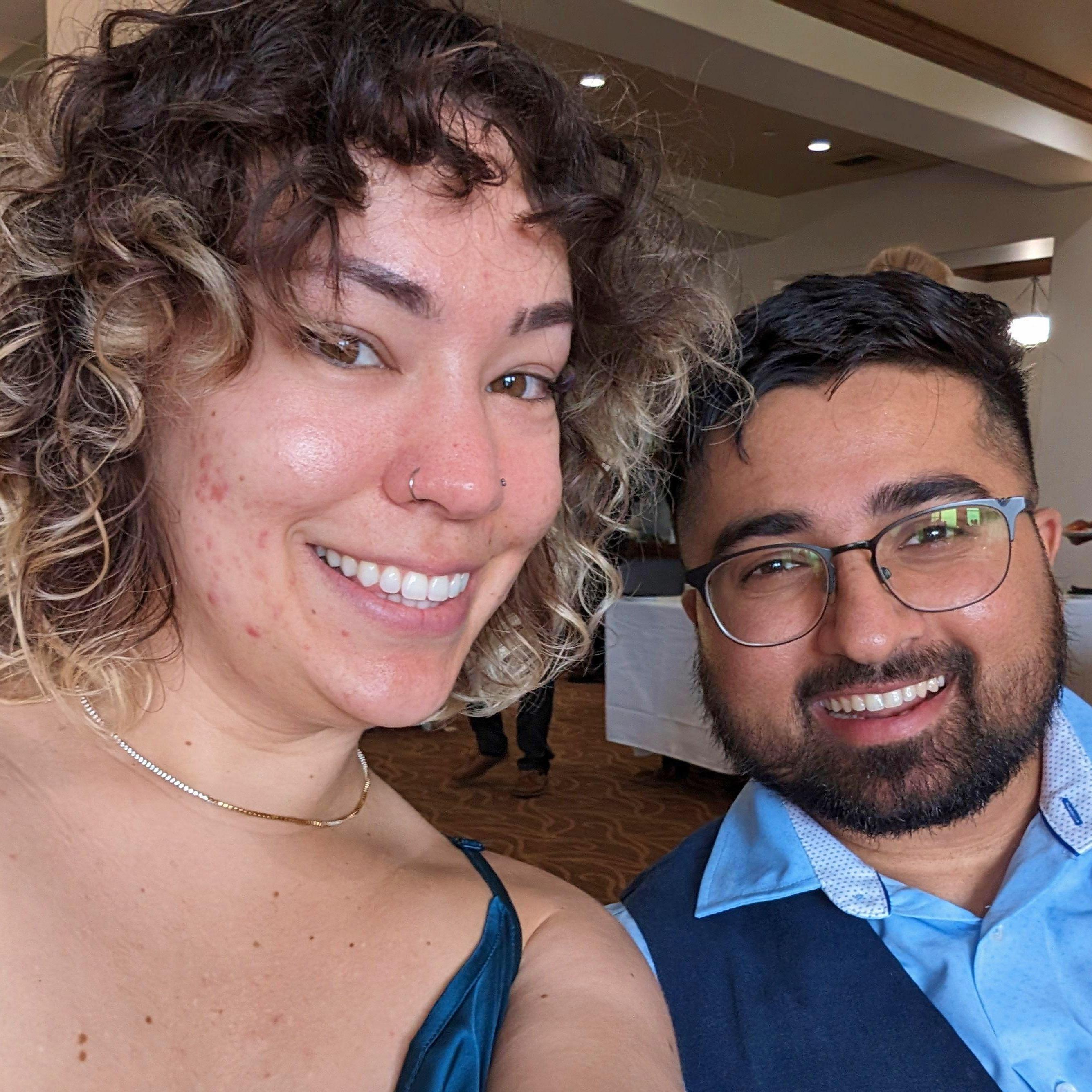 First wedding we attended together - thanks Jamie & Joey! - June 2024