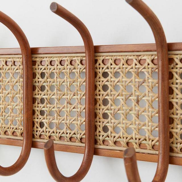 Rattan Coat Hanger Rack