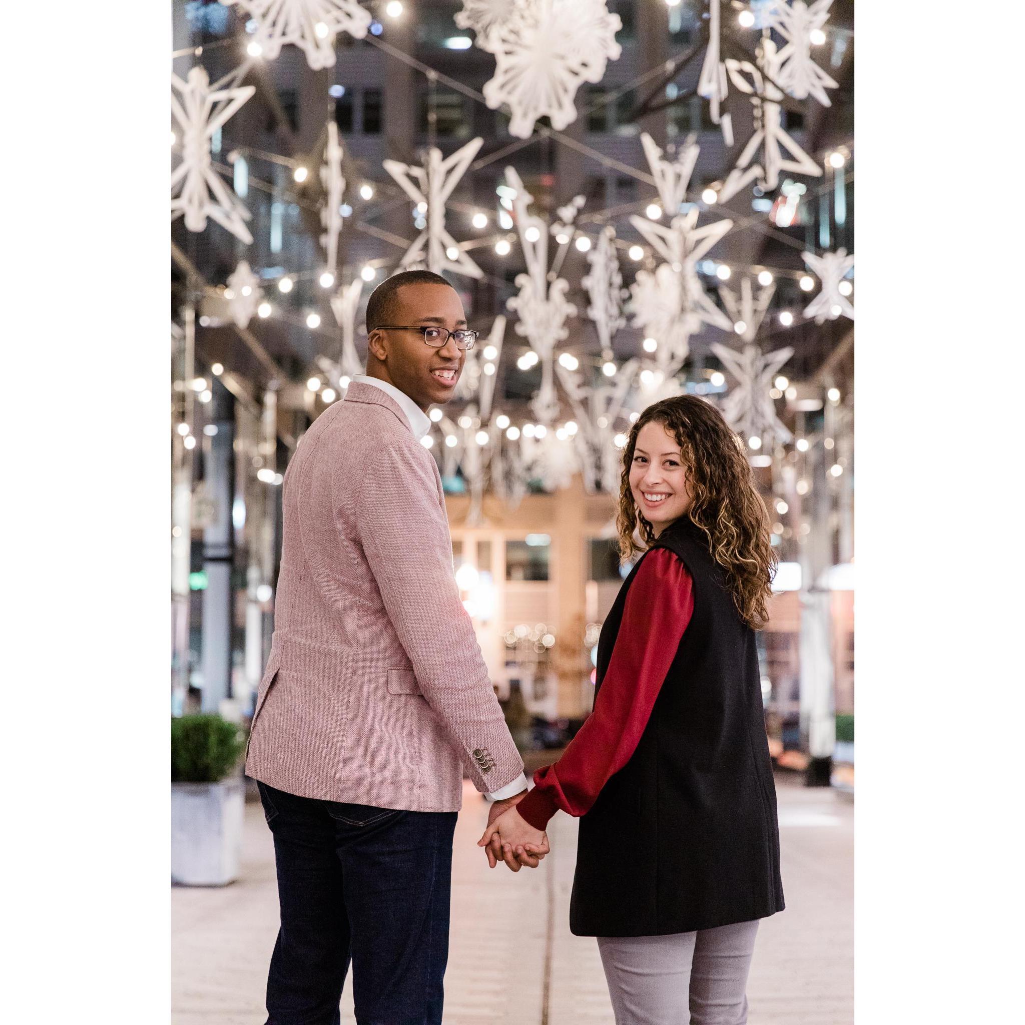 Onward & upward! Looking forward to a lifetime together.