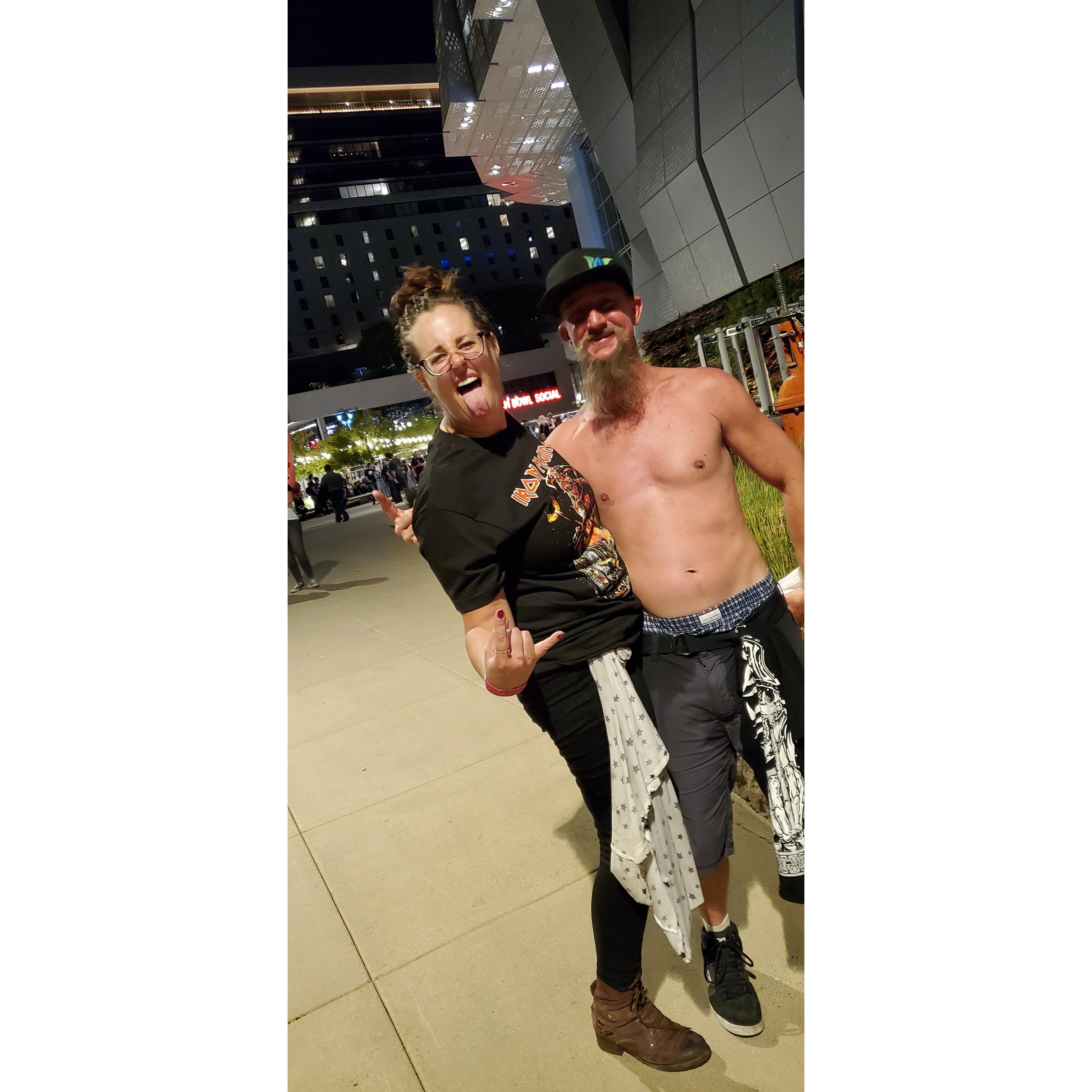 Iron Maiden concert Fall 2019