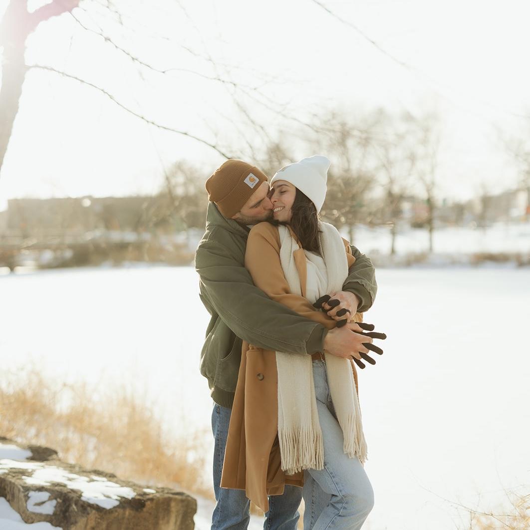 Engagement photos in Northfield, MN.
