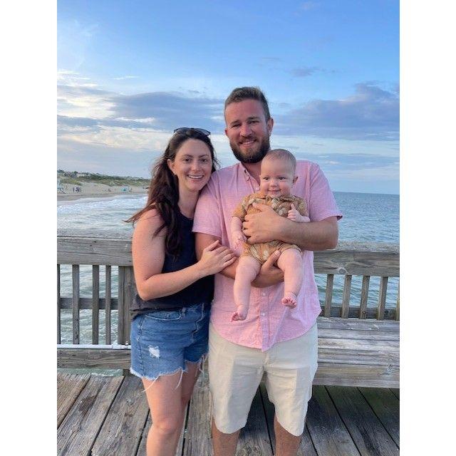 Bryce's first vacation in Tybee Island.