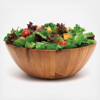 Acacia Flair Salad Serving Bowl