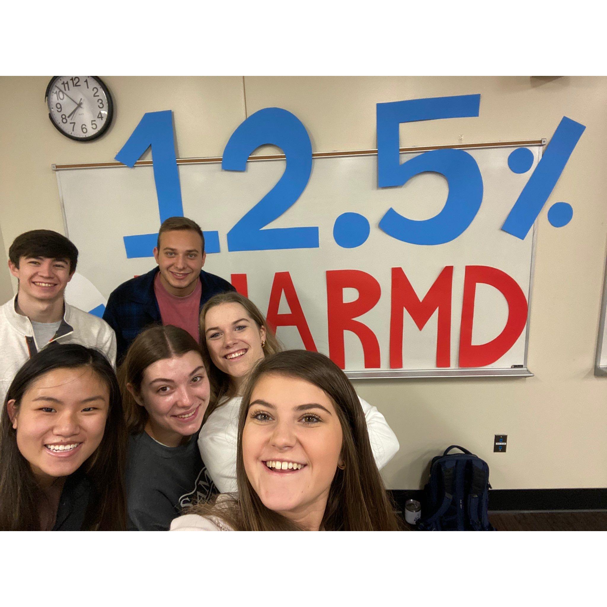 Winter 2021: With one semester of graduate school completed, we definitely found our groove as study partners, and left for home feeling optimistic about the next semester.