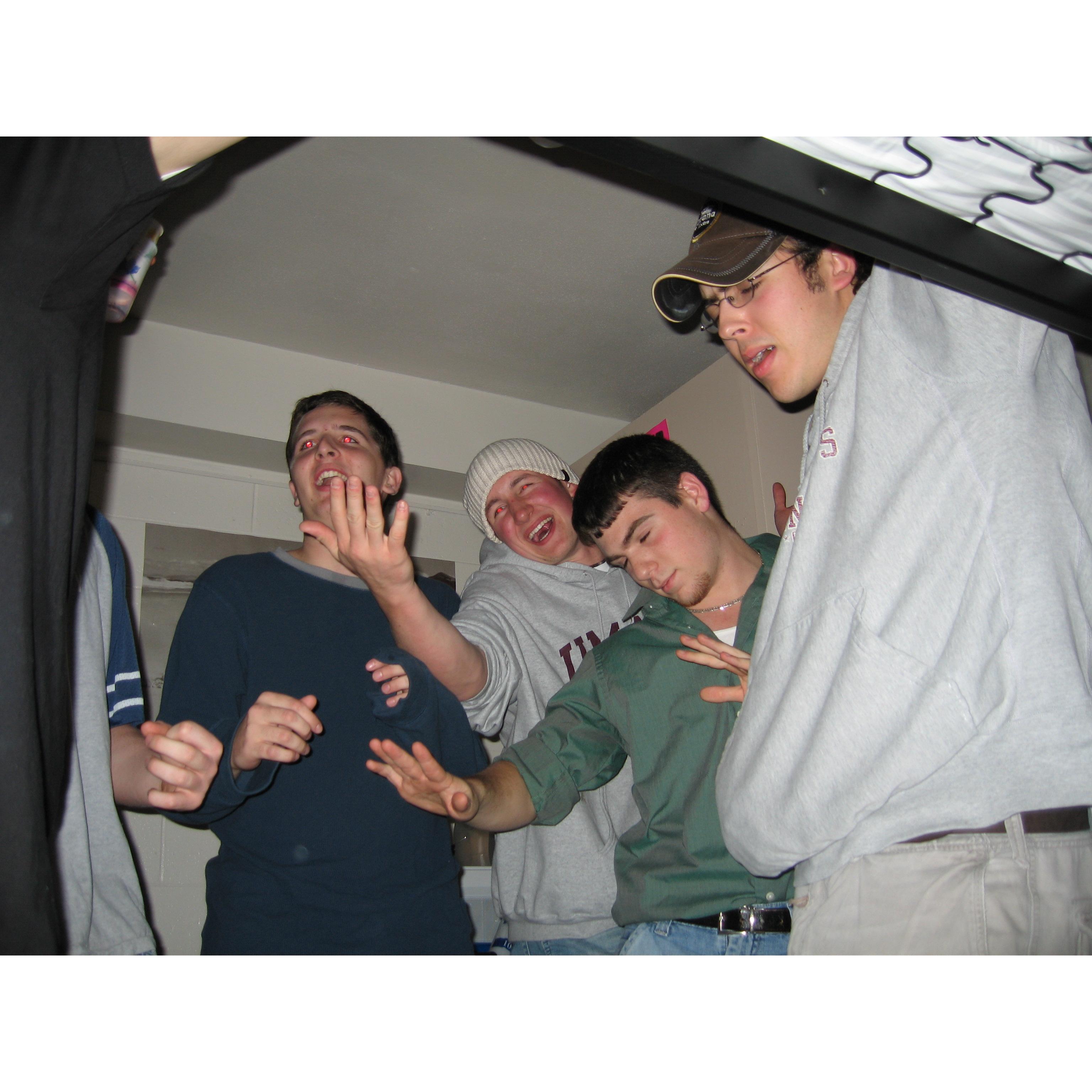 The night Tom belted out Backstreet Boy's "I Want It That Way.”
(Amherst 2005)