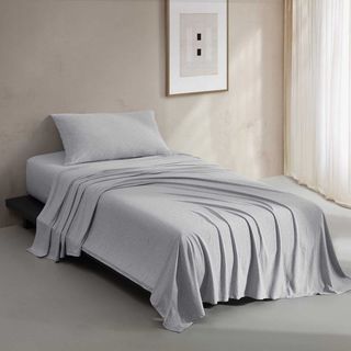 Modern Melange Cotton 4-Piece Sheet Set