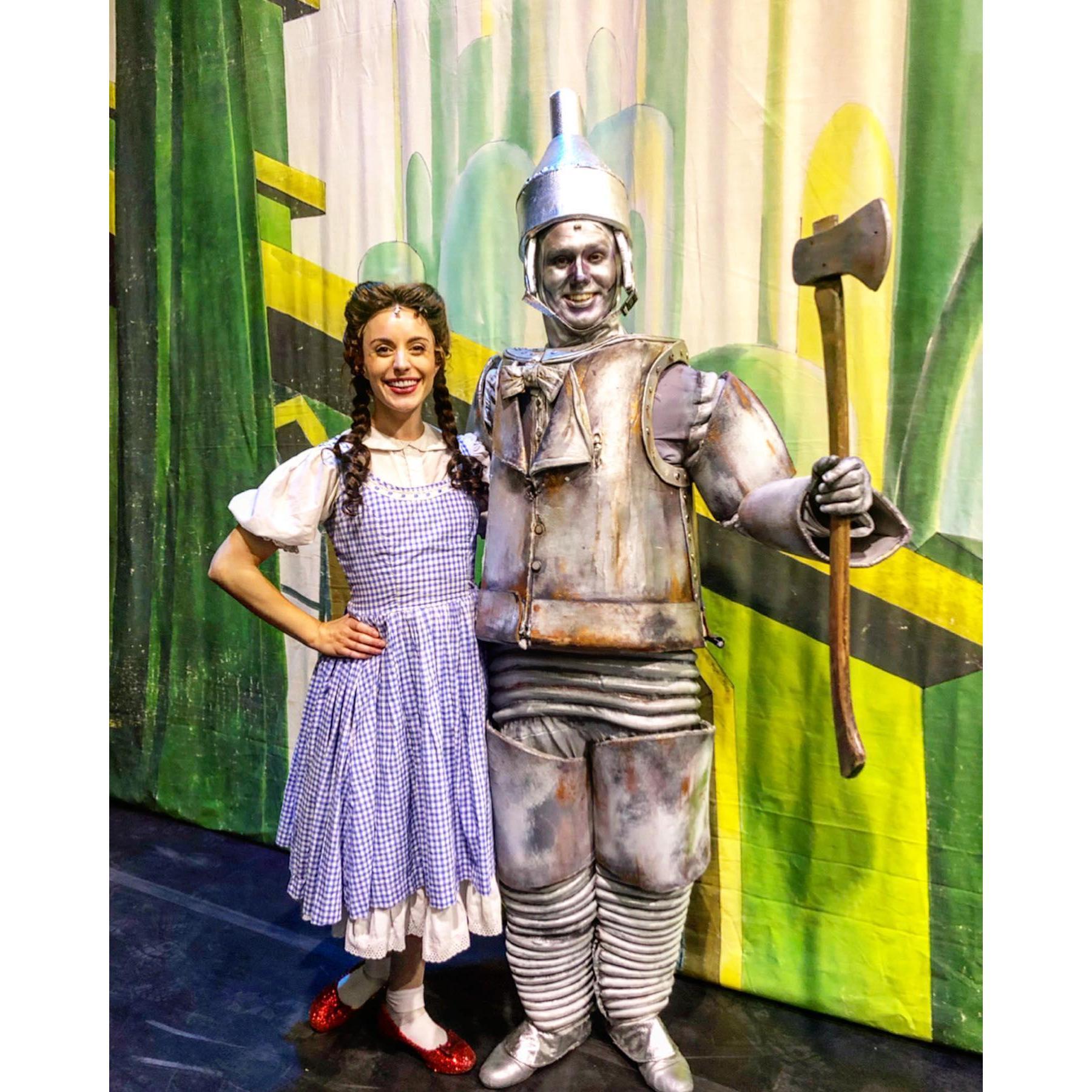 After leaving China, The Wizard of Oz tour traveled to the Middle East in Bahrain. From there, Chris became the official Tin Man!