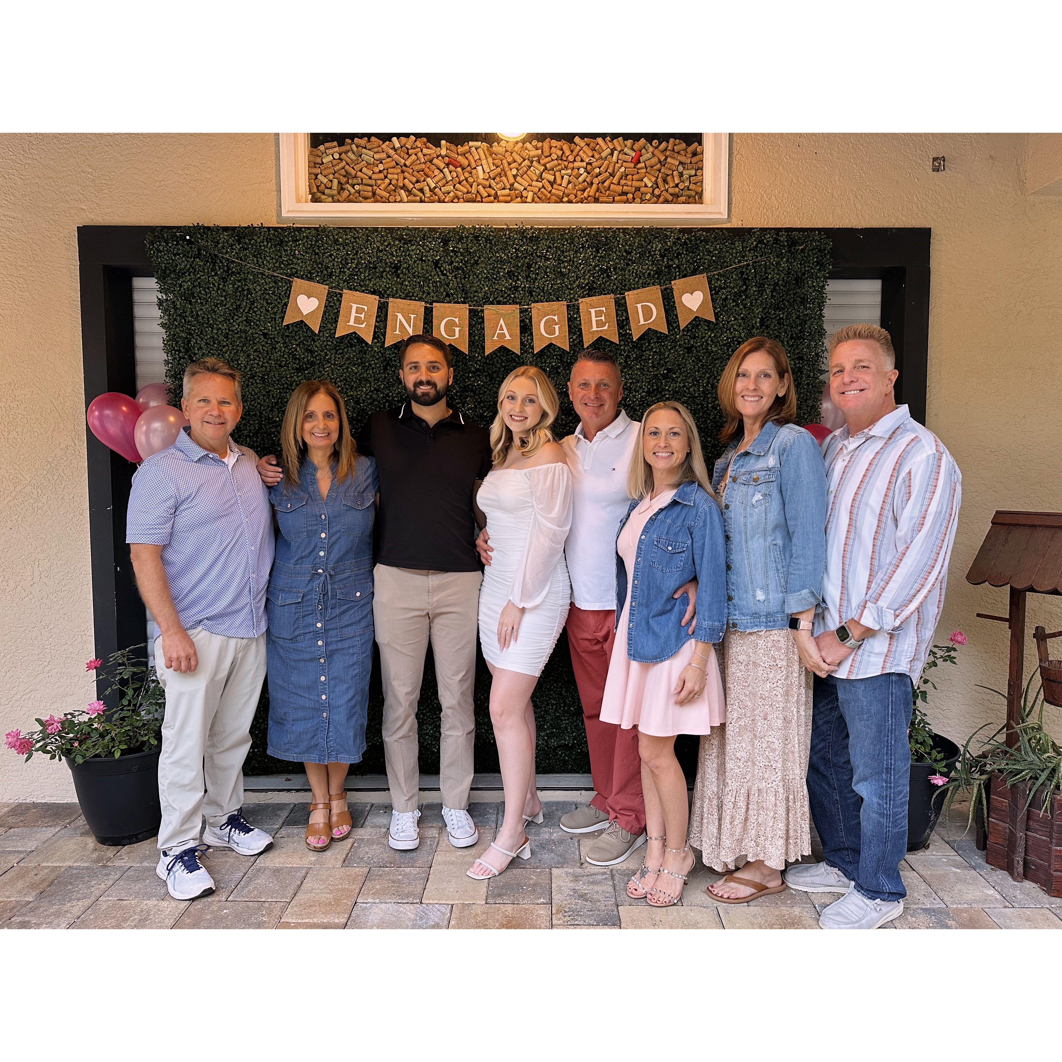 November 2024 -- Two families coming together to celebrate the engagement of Jared and Emma.