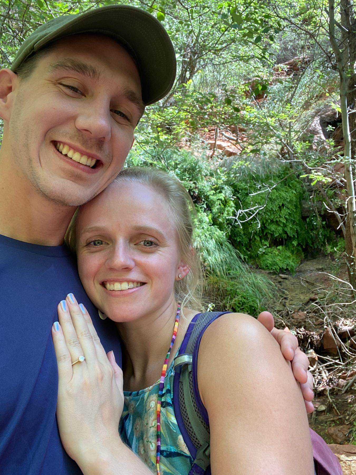 The moment she said yes!