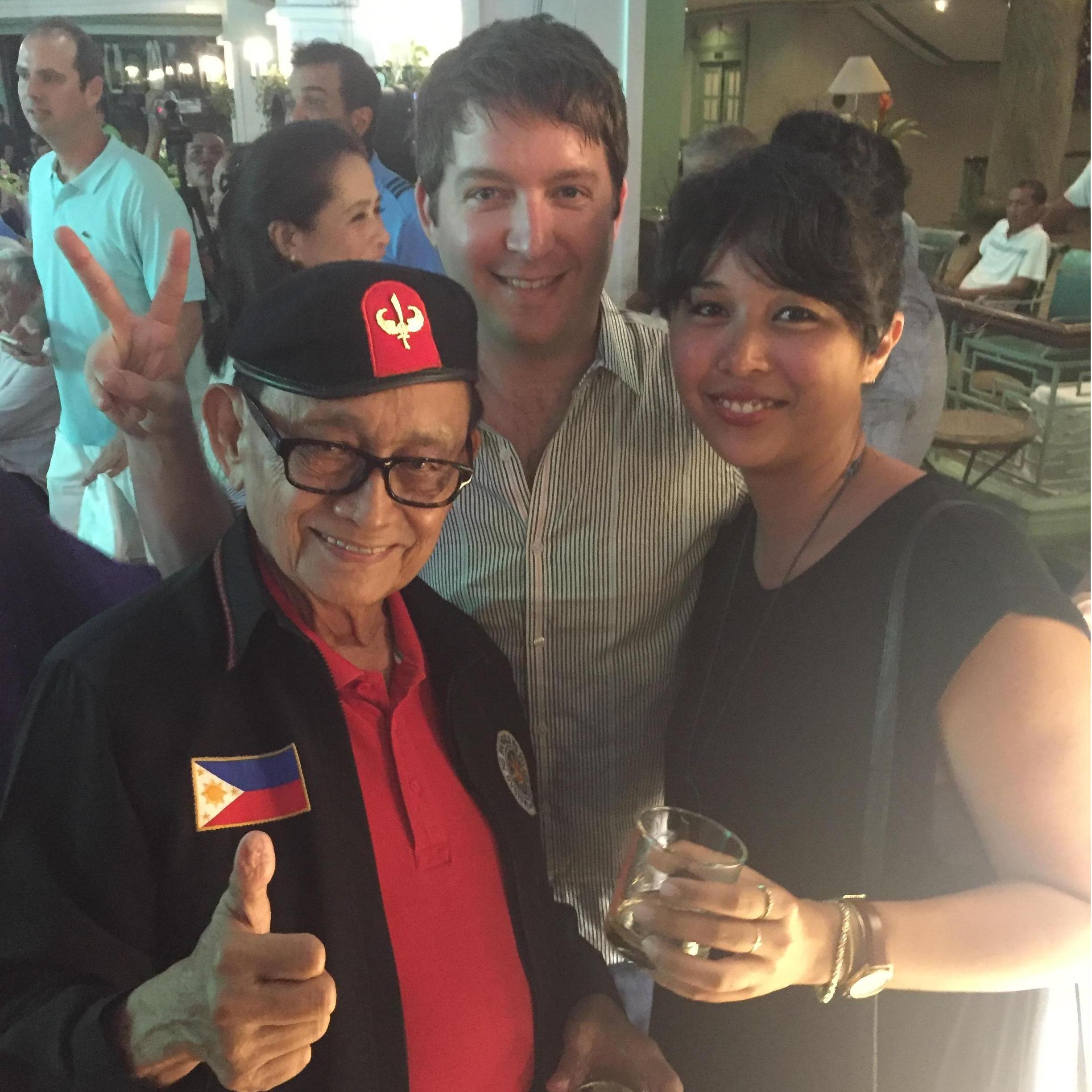 w/ President Fidel V. Ramos, Southwoods, Philippines 2016