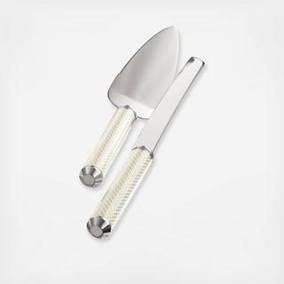 Jubilee Pearl 2-Piece Dessert Serving Set