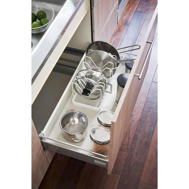 Tower Adjustable Pot Lid Frying Pan Organizer