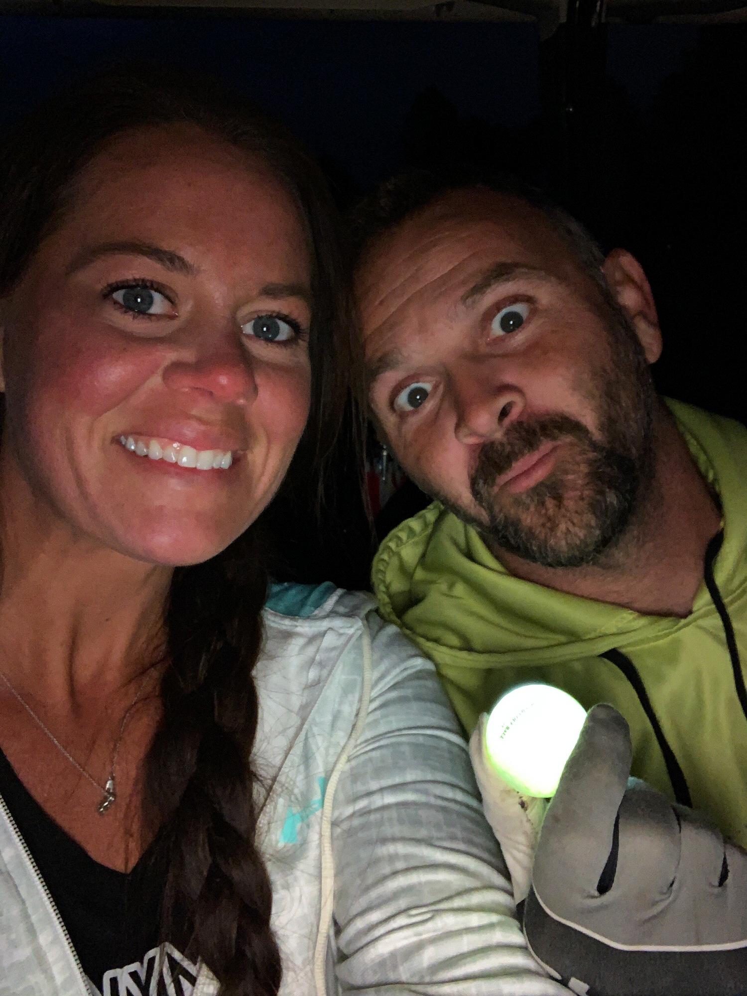 Glow golf and probably a little drinking with Tony and Shannon.