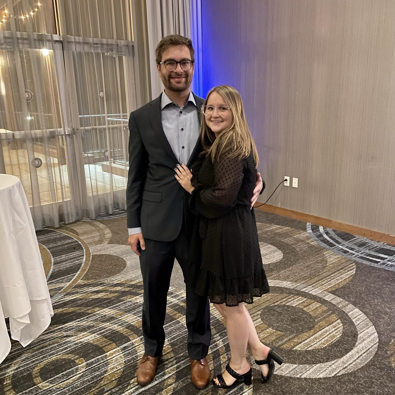 When Dave's business, the Grand Island Fun Center, won a Business of the Year award - 2022