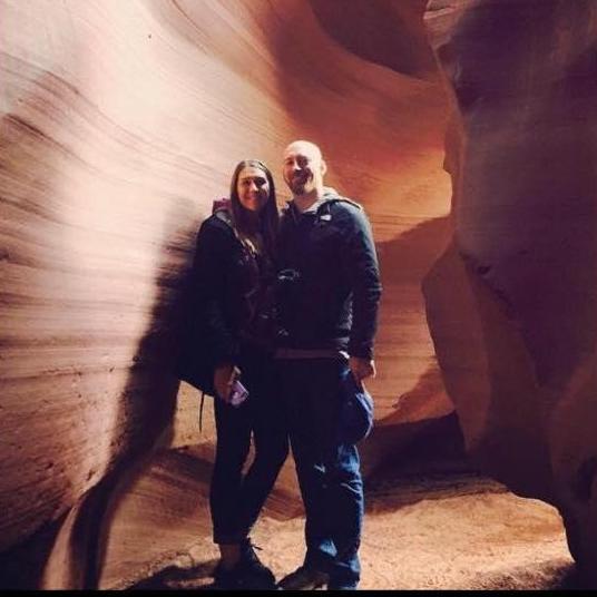 Touring antelope canyon