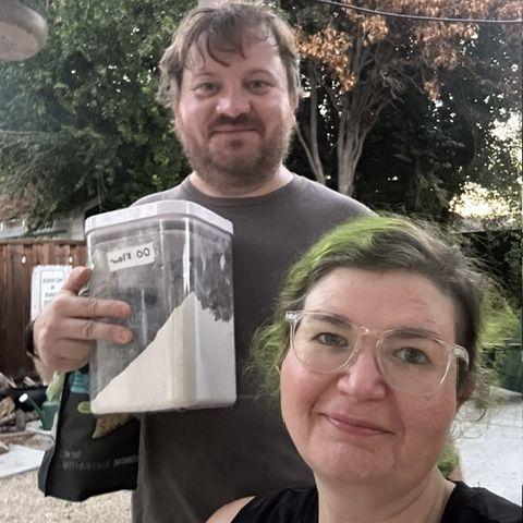 Making pizza in our backyard. September 1st, 2025.