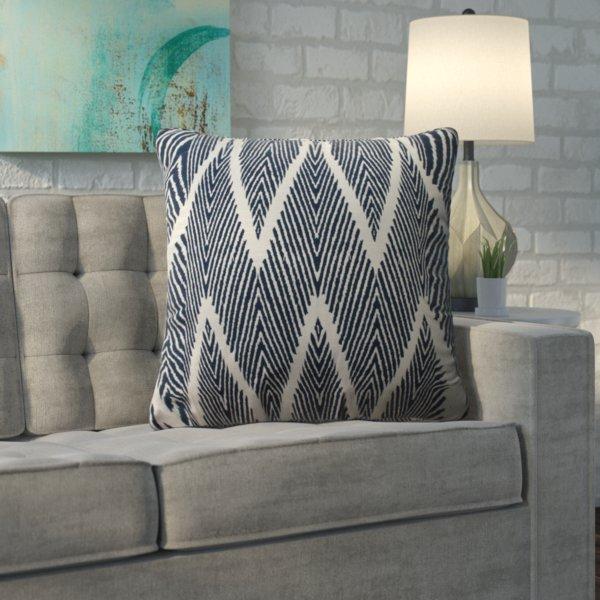 Oliver 100% Cotton Throw Pillow
