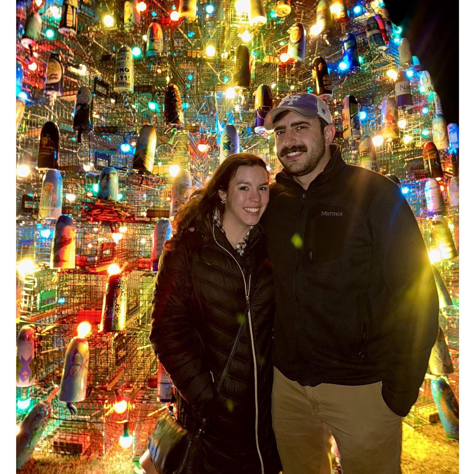 Our first Christmas together in Connecticut
