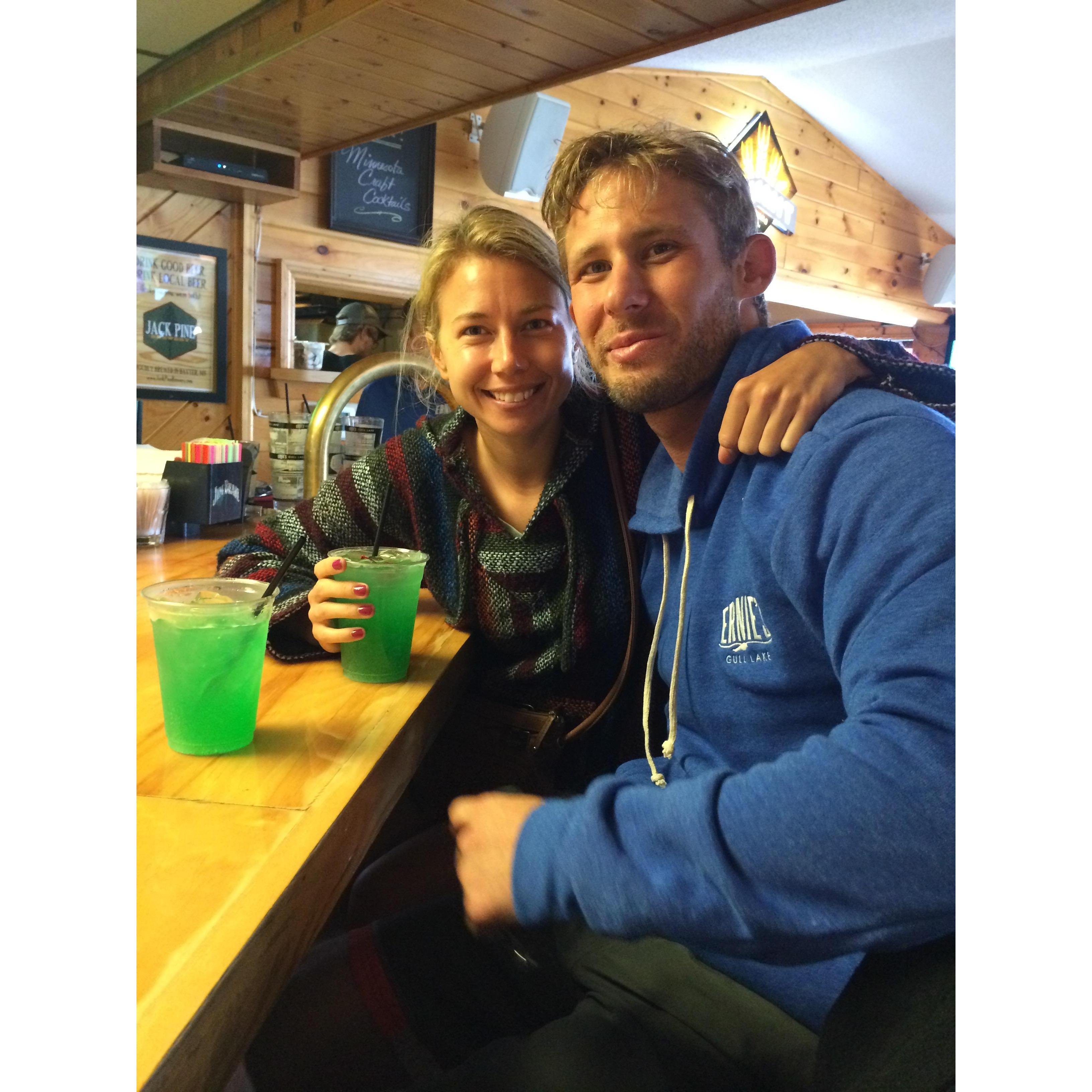 Greenies at Ernies.