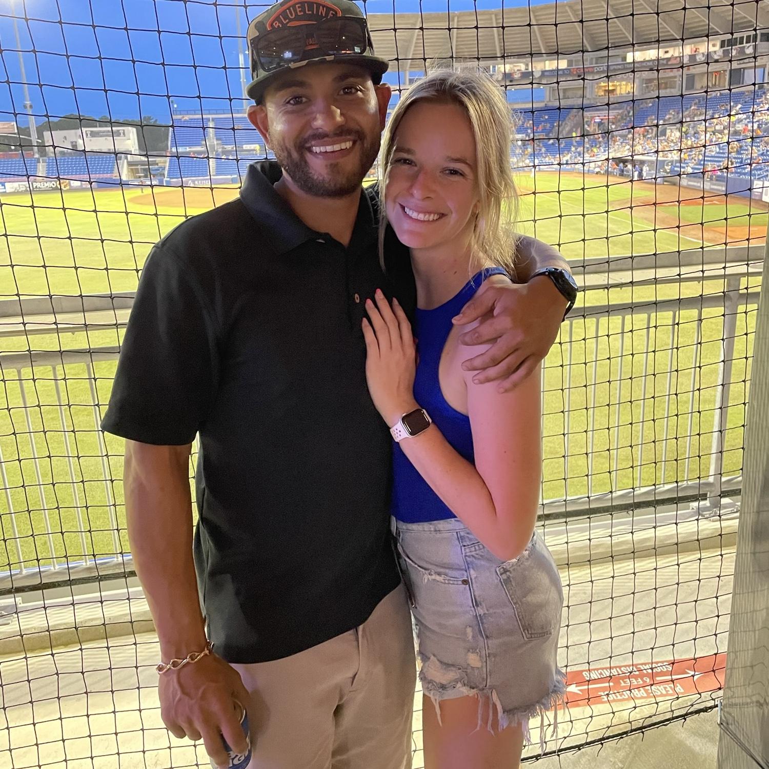 Our first picture together, 7/22/2021