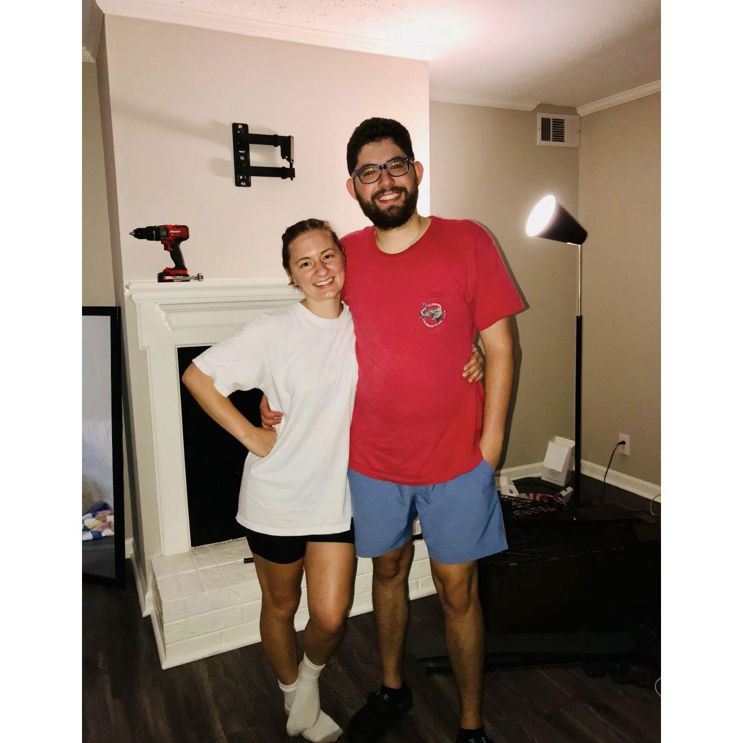 First time moving in together. Was an easy process with help from friends and family!