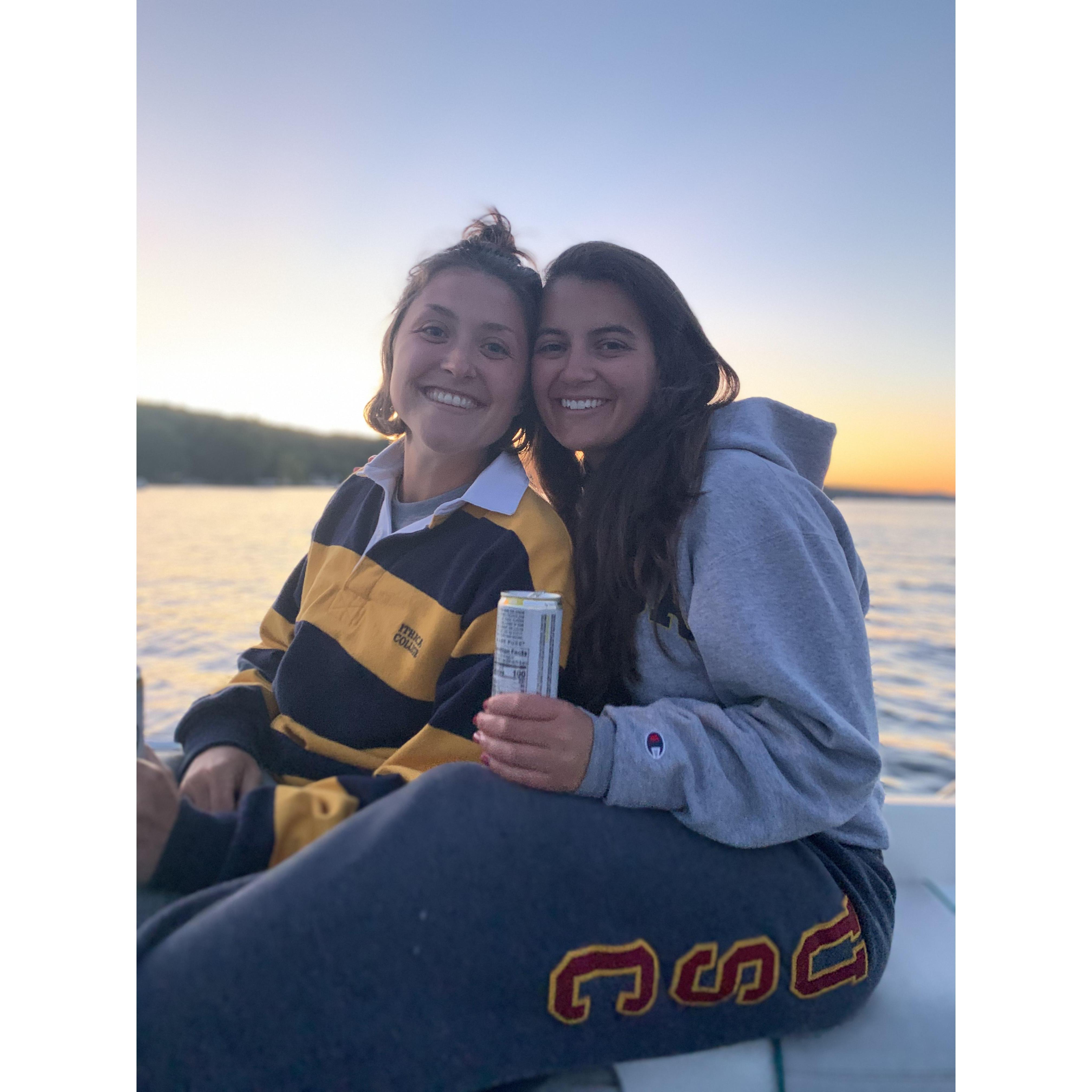 Trying to act like it wasn’t absolutely freezing