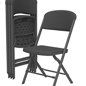 Lifetime Commercial Bypass Frame Folding Chair, 4 Pack