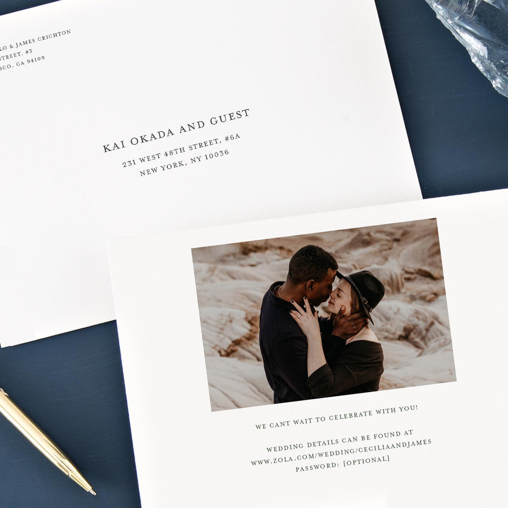 Millbrook Landscape | Evergreen | Zola Save The Dates