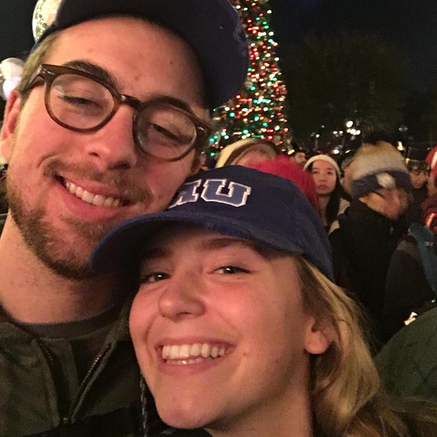 New Years in Disneyland! Just a few moments later we say I love you for the first time!
