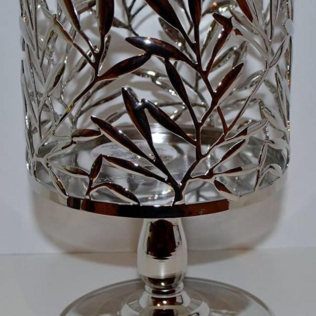 Bath & Body Works Vine Leaf Pedestal 3 Wick Candle Sleeve Holder