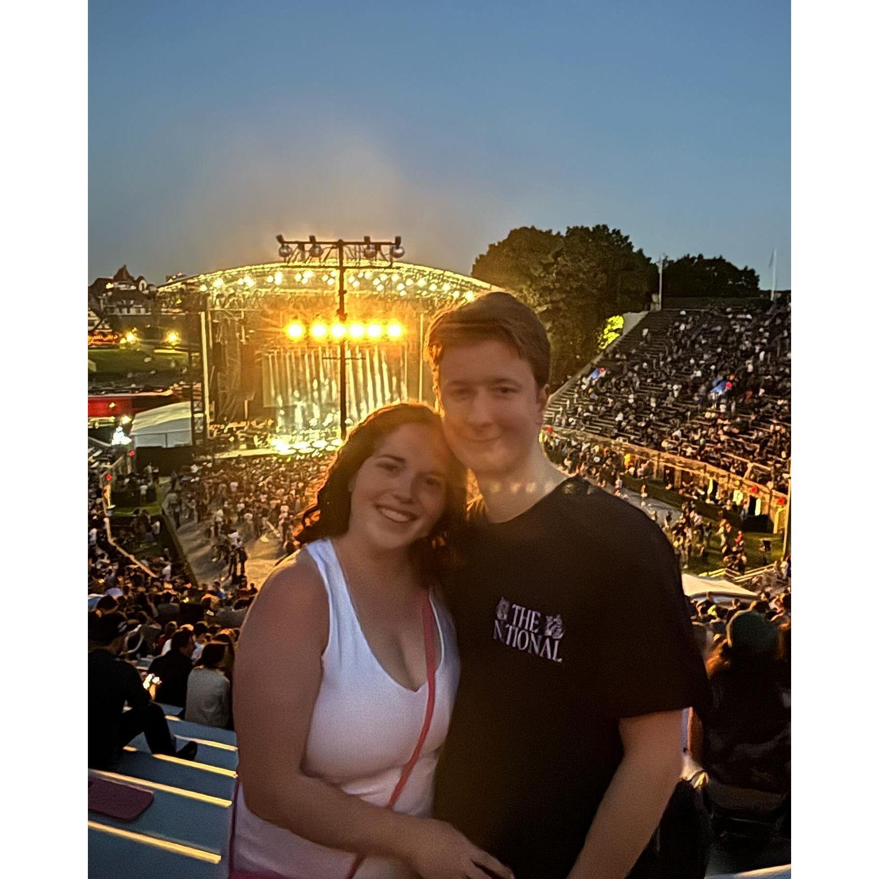 Our favorite band The National at Forest Hills Stadium