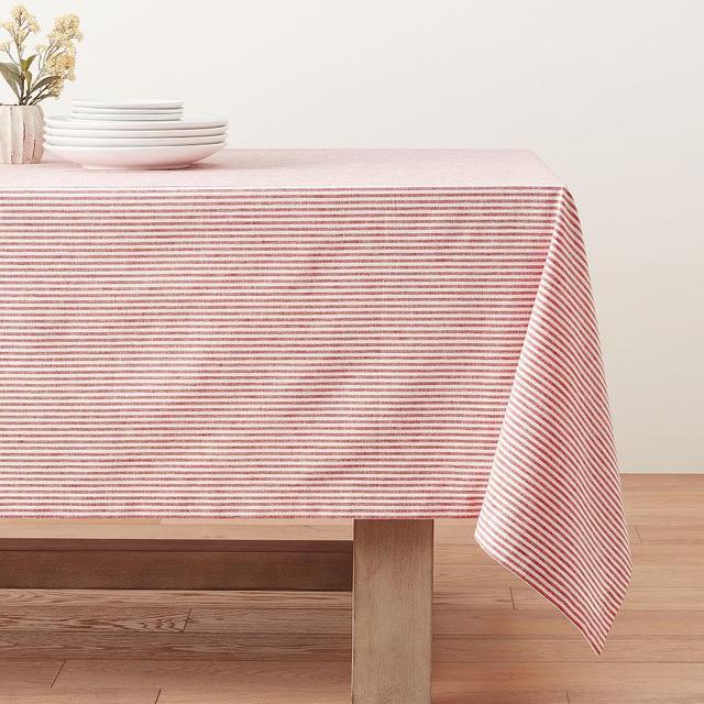 Wheaton Striped Linen/Cotton Tablecloth