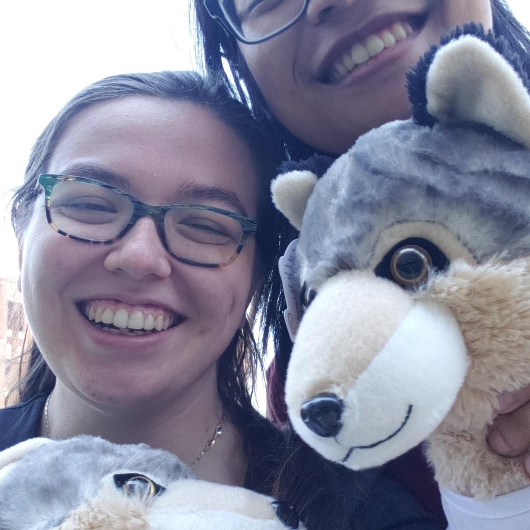 Loyola stuffed wolf day